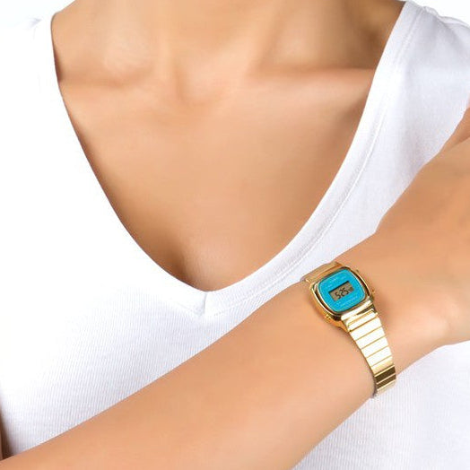 CASIO LA670WGA-2DF TIMELESS ELEGANCE - GOLD-TONE STAINLESS STEEL WOMEN'S WATCH with sporty charm and versatile functionality-i-Watch-2