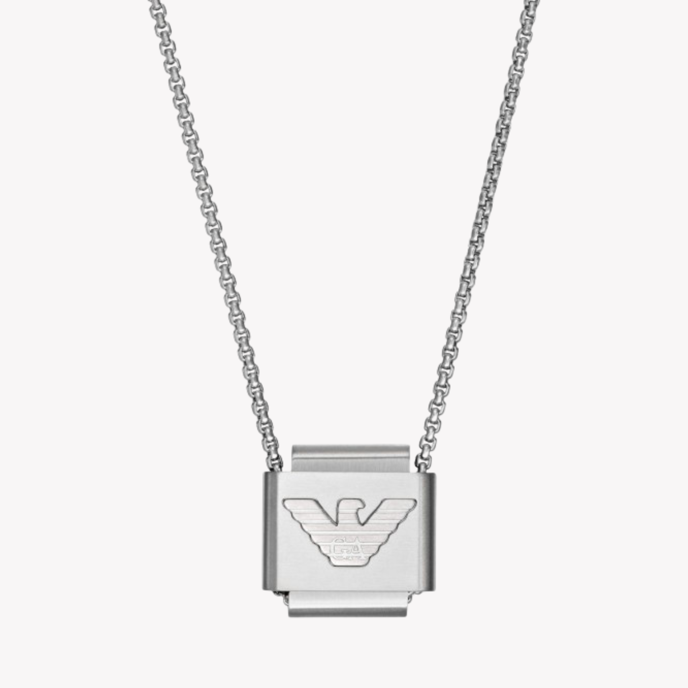 Emporio Armani EGS2915040 Men's Silver Stainless Steel Logo