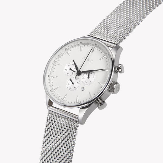 Zink Men's Stainless Steel Silver Watch | Zk127g2ms-16