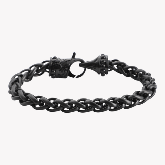 Zink Men's Black Stainless Steel Bracelet | Zjbc052b