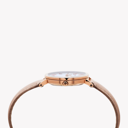 Pierre Cardin Women's Rose Gold Watch, White Dial | Pc902662f10