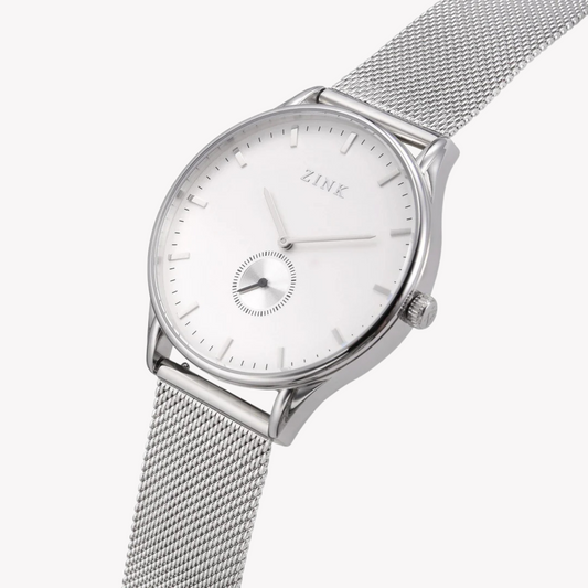 Zink Men's Silver Stainless Steel Watch | Zk130g5ms-16