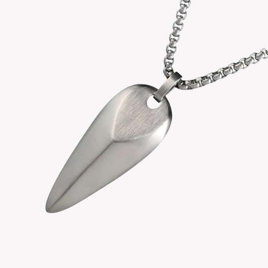 Zink Men's Necklace - Silver Stainless Steel | Zjpd012s