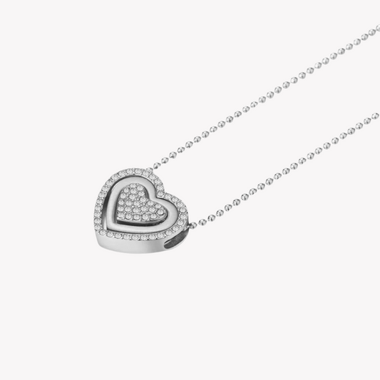 Zink Women's Silver Stainless Steel Necklace | Zfnl006s