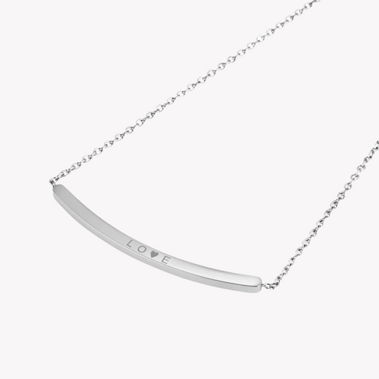 Zink Women's Necklace - Silver Stainless Steel | Zfnl001s