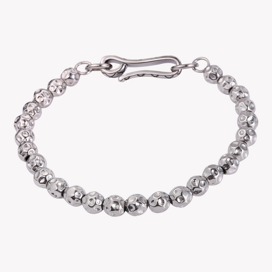 Zink Men's Silver Stainless Steel Bracelet | Zjbc0395