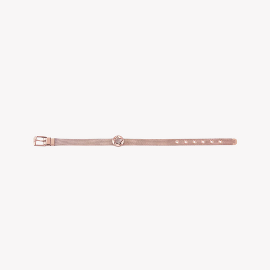 Zink Women's Rose Gold Stainless Steel Bracelet | Zfbr001rg8