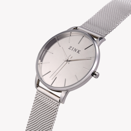 Zink Women's Silver Stainless Steel Quartz Watch | Zk132l1ms-Sm6