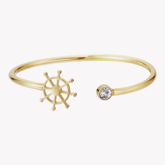 Zink Women's Gold Stainless Steel Bracelet | Zfbg004gc