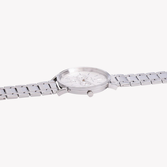 Pierre Cardin Men's Silver Watch, White Dial | Cpi.2107