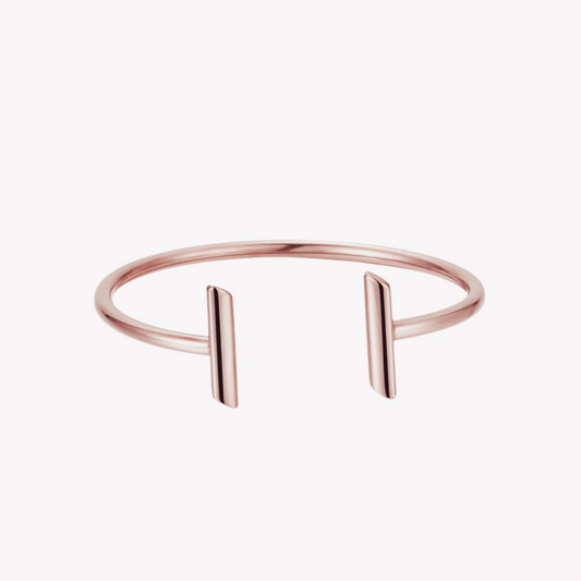 Zink Women's Rose Gold Stainless Steel Bracelet | Zfbg003rg