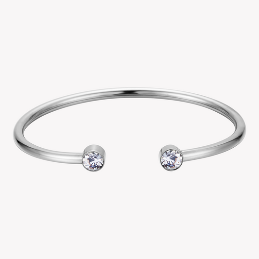 Zink Women's Silver Stainless Steel Bracelet | Zfbg001sc