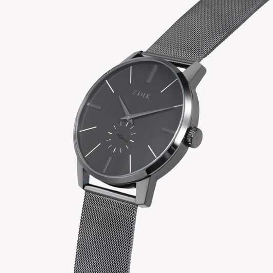 Zink Men's Black Stainless Steel Watch | Zk126g5ms-97