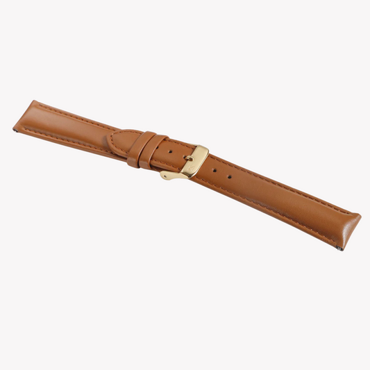 Zink Women's Leather Watch Band - Brown | Zlb007bwg