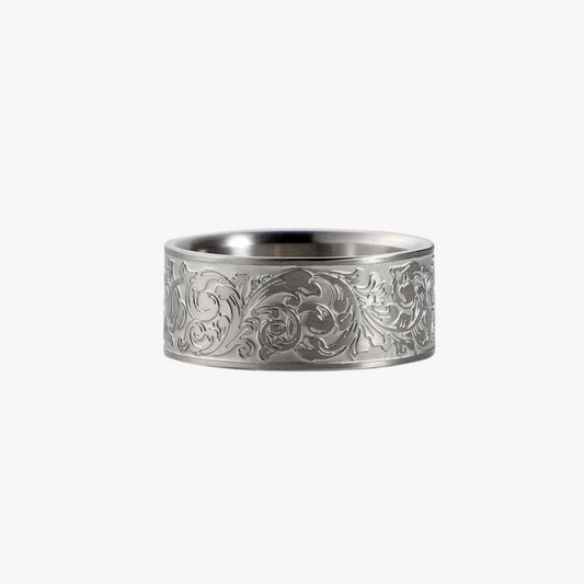 Zink Men's Silver Stainless Steel Ring | Zjrg038s