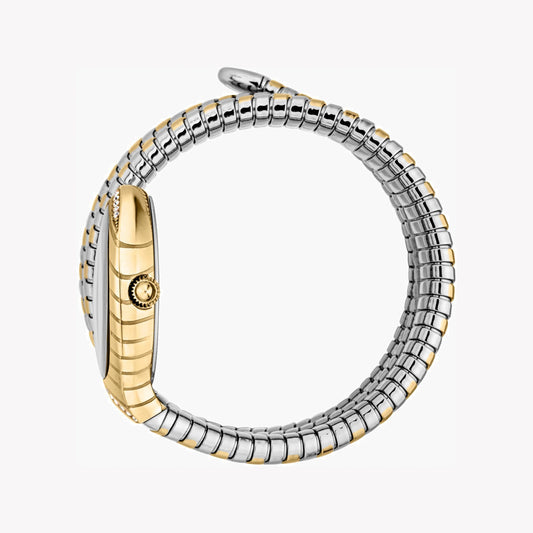 JUST CAVALLI Women's Watch with Gold Stainless Steel Case and Silver & Gold Stainless Steel Band-i-Watch-2