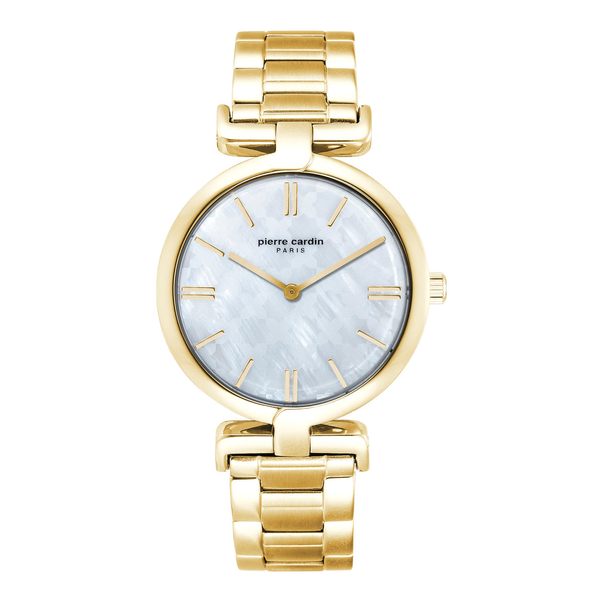 PIERRE CARDIN Women's Watch with Gold Stainless Steel Case and Gold Stainless Steel Band