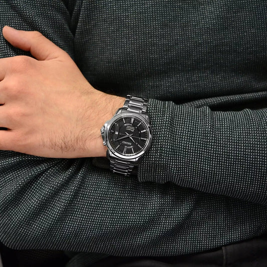Seiko SNQ159P1 Men's Watch - Stylish Black Dial, Quartz Movement-i-Watch-2