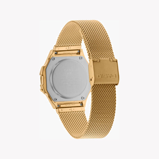 CASIO A171WEMG-9A GOLD RUSH - SPORTY ELEGANCE UNISEX DIGITAL WATCH with stainless steel band and bold design-i-Watch-2
