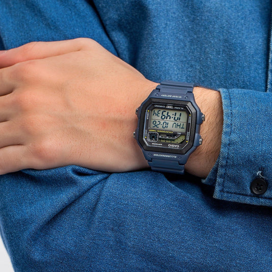 CASIO WS-1600H-2AVDF ADVENTURE-READY MEN'S WATCH - STYLISH BLUE RESIN TIMEPIECE-i-Watch-2