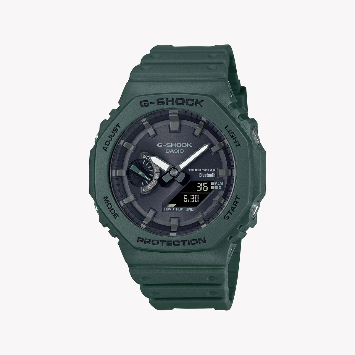 CASIO G-SHOCK GA-B2100-3ADR OAK DYNAMIC - SPORTY GREEN MEN'S WATCH with Bluetooth & 200m Water Resistance