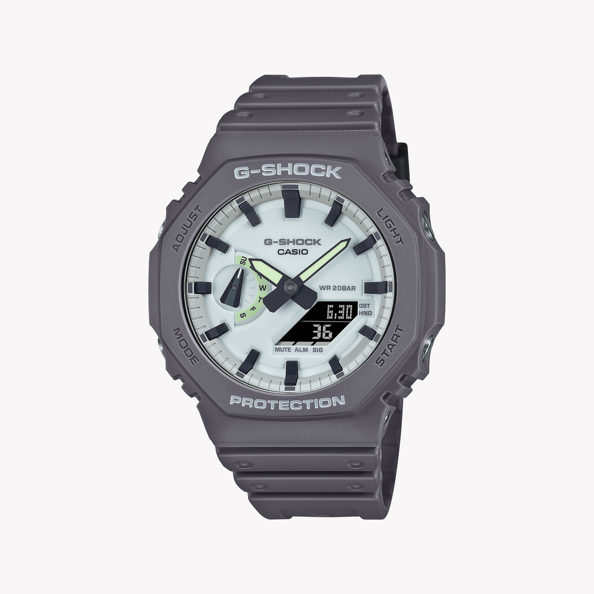 CASIO G-SHOCK GA-2100HD-8ADR OAK ADVENTURE - MEN'S GRAY RESIN TIMEPIECE