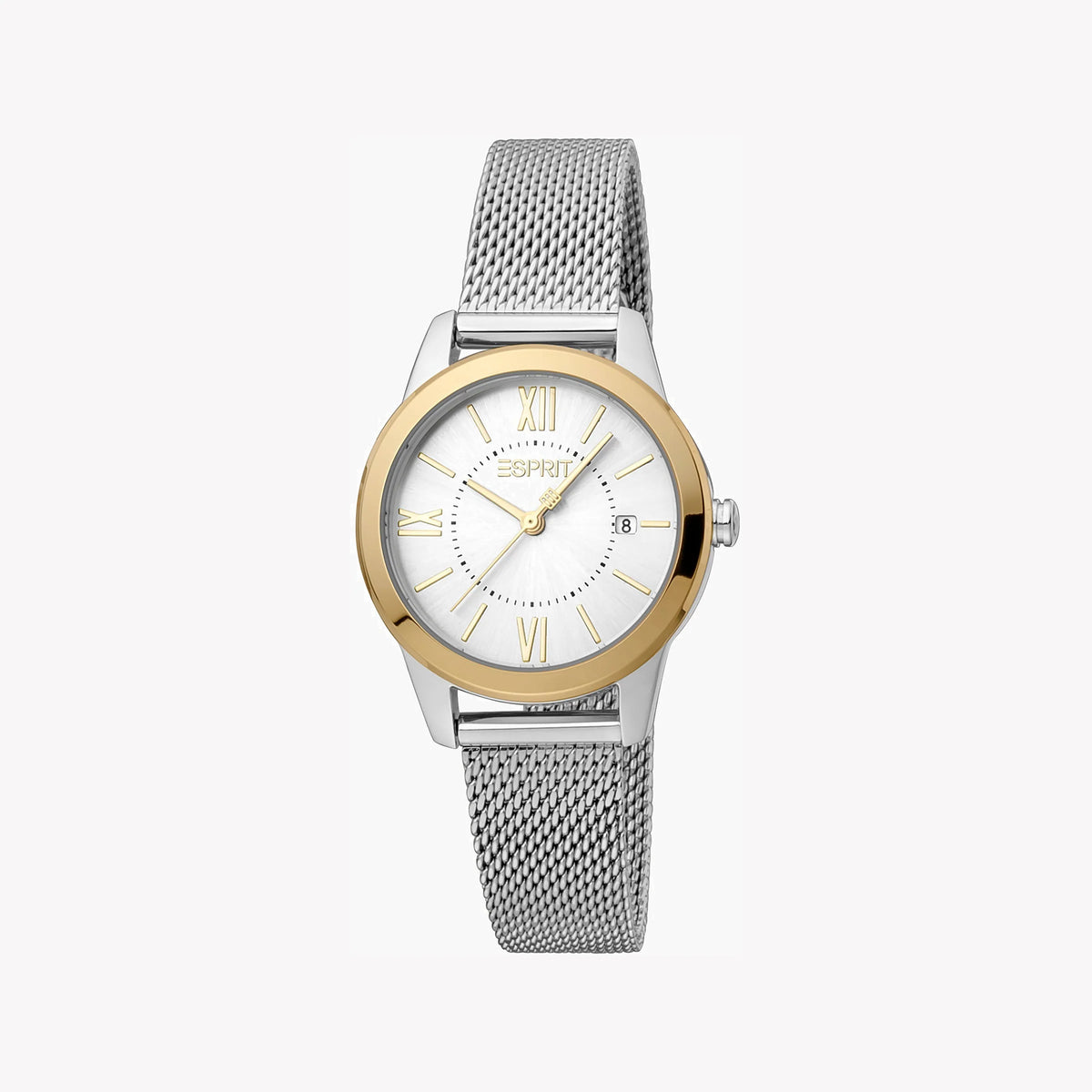ESPRIT Women's Watch with Silver Stainless Steel Case and Silver Stainless Steel Band
