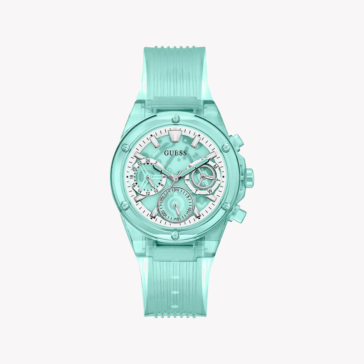 GUESS GW0438L1 VIBRANT CHARM - EYE-CATCHING TURQUOISE WOMEN'S WATCH FOR MODERN STYLE