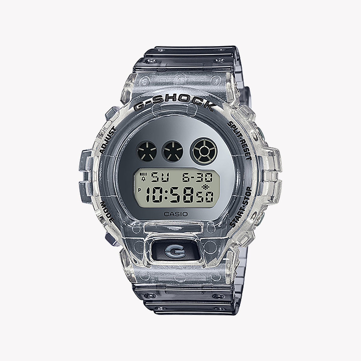 CASIO G-SHOCK DW-6900SK-1DR - STRIKING SILVER SPORTY TIMEPIECE for Men