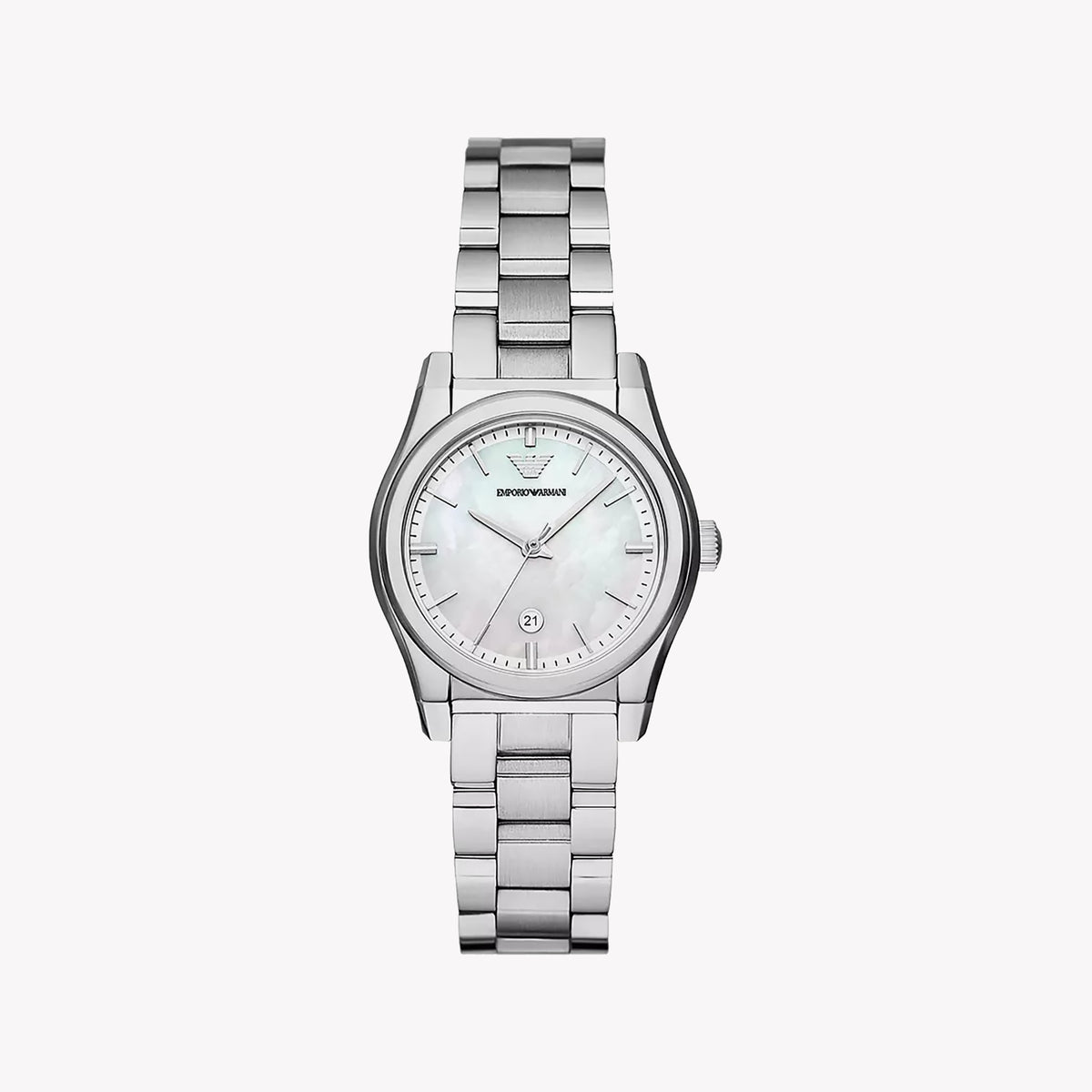 EMPORIO ARMANI AR11557 - ELEGANT SILVER TIMEPIECE FOR THE MODERN WOMAN