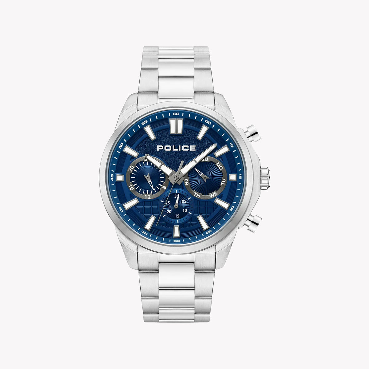 POLICE PEWJK0021004 TIMELESS ELEGANCE - MEN'S STAINLESS STEEL WATCH WITH BLUE DIAL