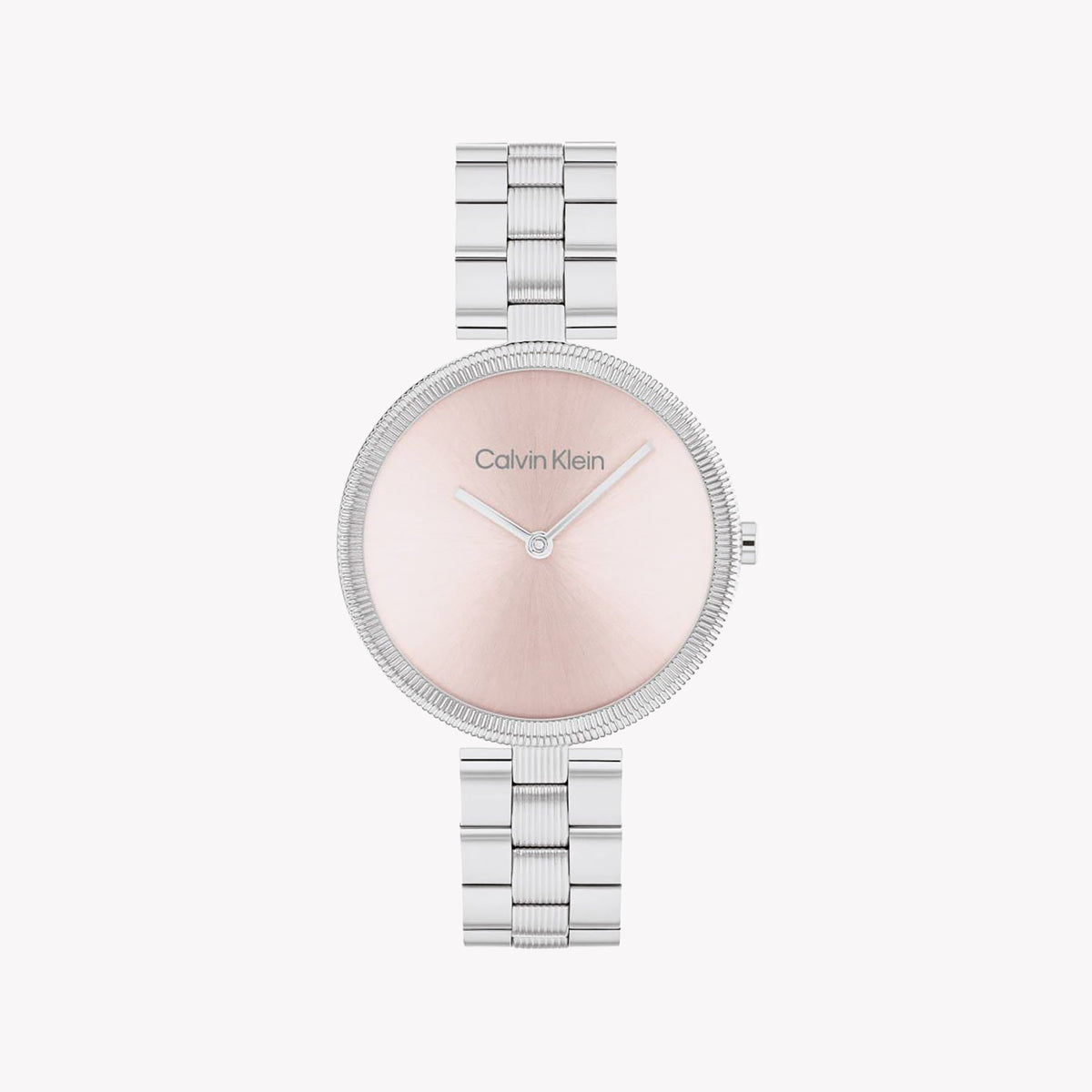 CK CALVIN KLEIN NEW COLLECTION - ELEGANT PINK DIAL WOMEN'S WATCH WITH STAINLESS STEEL BAND