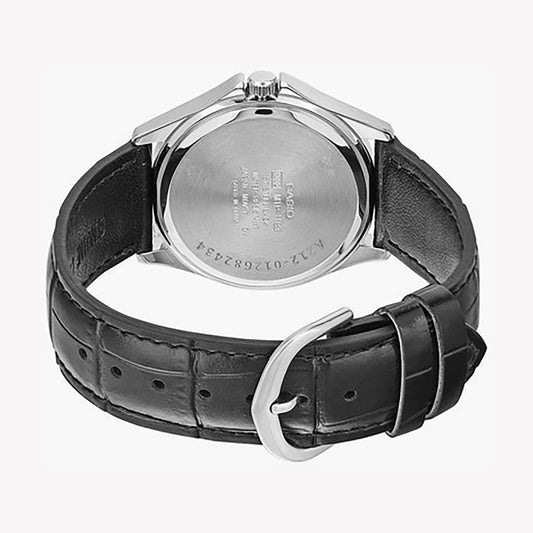 MTP-1183E-7BDF ELEGANTLY TIMELESS - MEN'S STAINLESS STEEL WATCH WITH LEATHER STRAP-i-Watch-2