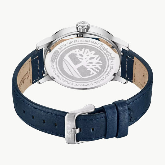 TIMBERLAND TDWGF2231005 - STURDY STYLE & FUNCTIONALITY MEN'S WATCH WITH BLUE LEATHER BAND & WHITE DIAL-i-Watch-2