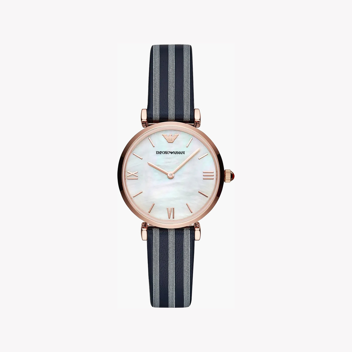 EMPORIO ARMANI AR11224 ROSE GOLD CHIC WATCH WITH MULTICOLOR BAND-i-Watch