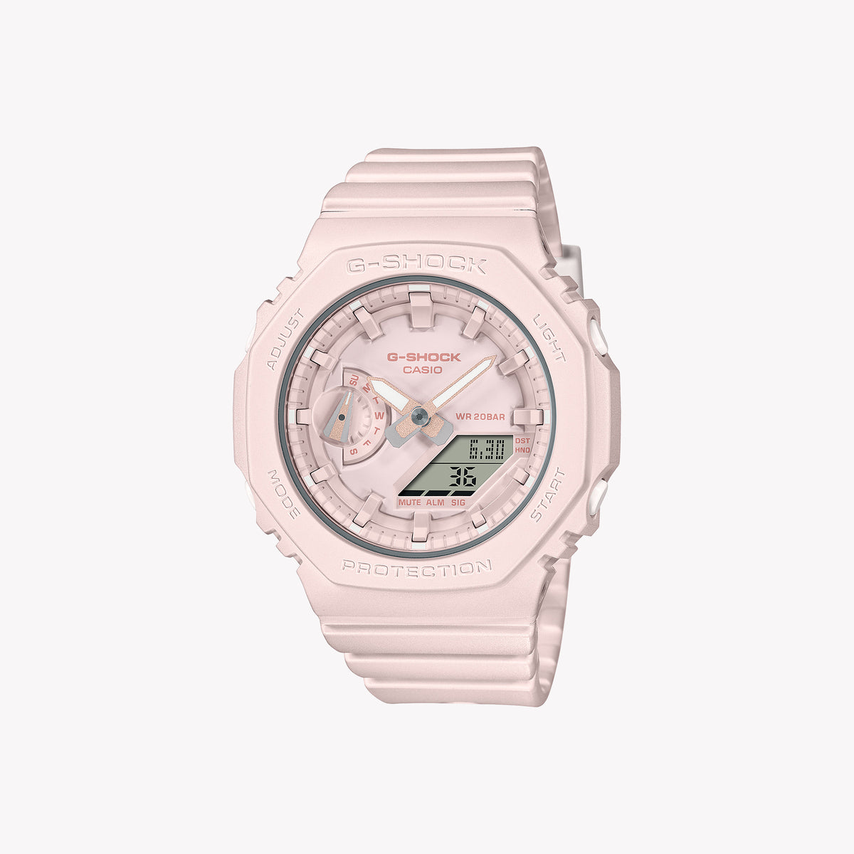 CASIO G-SHOCK GMA-S2100BA-4A RESILIENT SPIRIT - UNISEX WATCH WITH CARBON-RESIN CASE AND RED ACCENTS