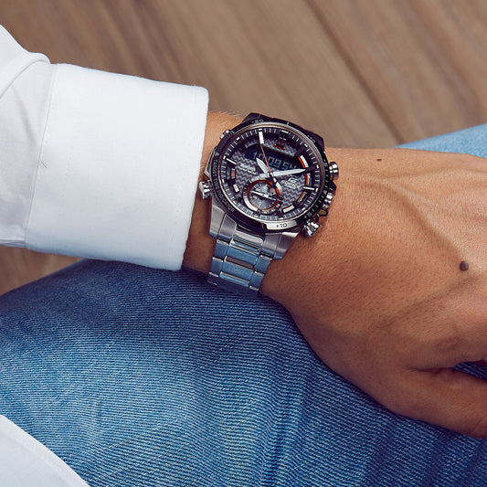 CASIO EDIFICE ECB-800DB-1ADR - SPORTY ELEGANCE MEETS SMART CONNECTIVITY Men's Watch-i-Watch-2