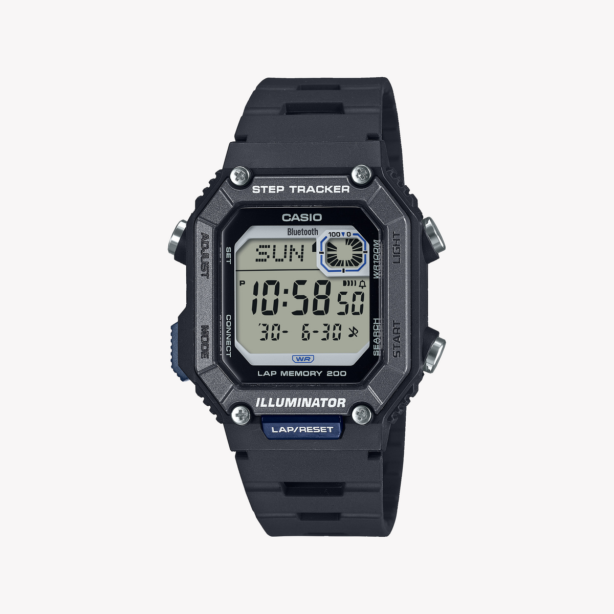 CASIO WS-B1000-1AVDF SPORTY ELEGANCE - FUNCTIONAL ADVENTURE TIMEPIECE Unisex Watch with black resin band and digital display