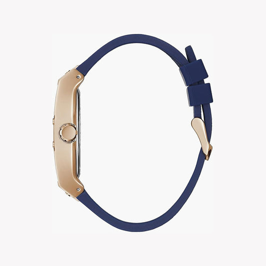 GUESS GW0386G2 - ELEGANT ROSE GOLD MEN'S WATCH WITH BROWN LEATHER BAND & BLUE DIAL-i-Watch-2