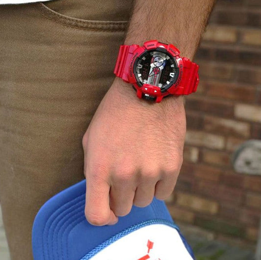CASIO G-SHOCK GBA-400-4ADR ADVENTURE READY - BOLD RED MEN'S WATCH with Bluetooth & 200M Water Resistance-i-Watch-2