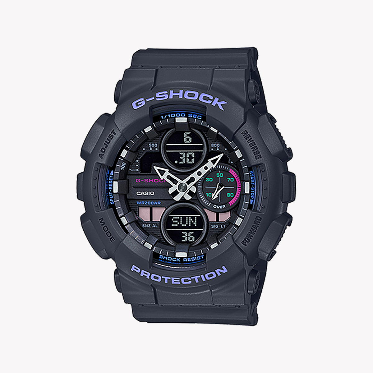 CASIO G-SHOCK GMA-S140-8ADR SPORTY STYLE - RUGGED ELEGANCE FOR ACTIVE WOMEN