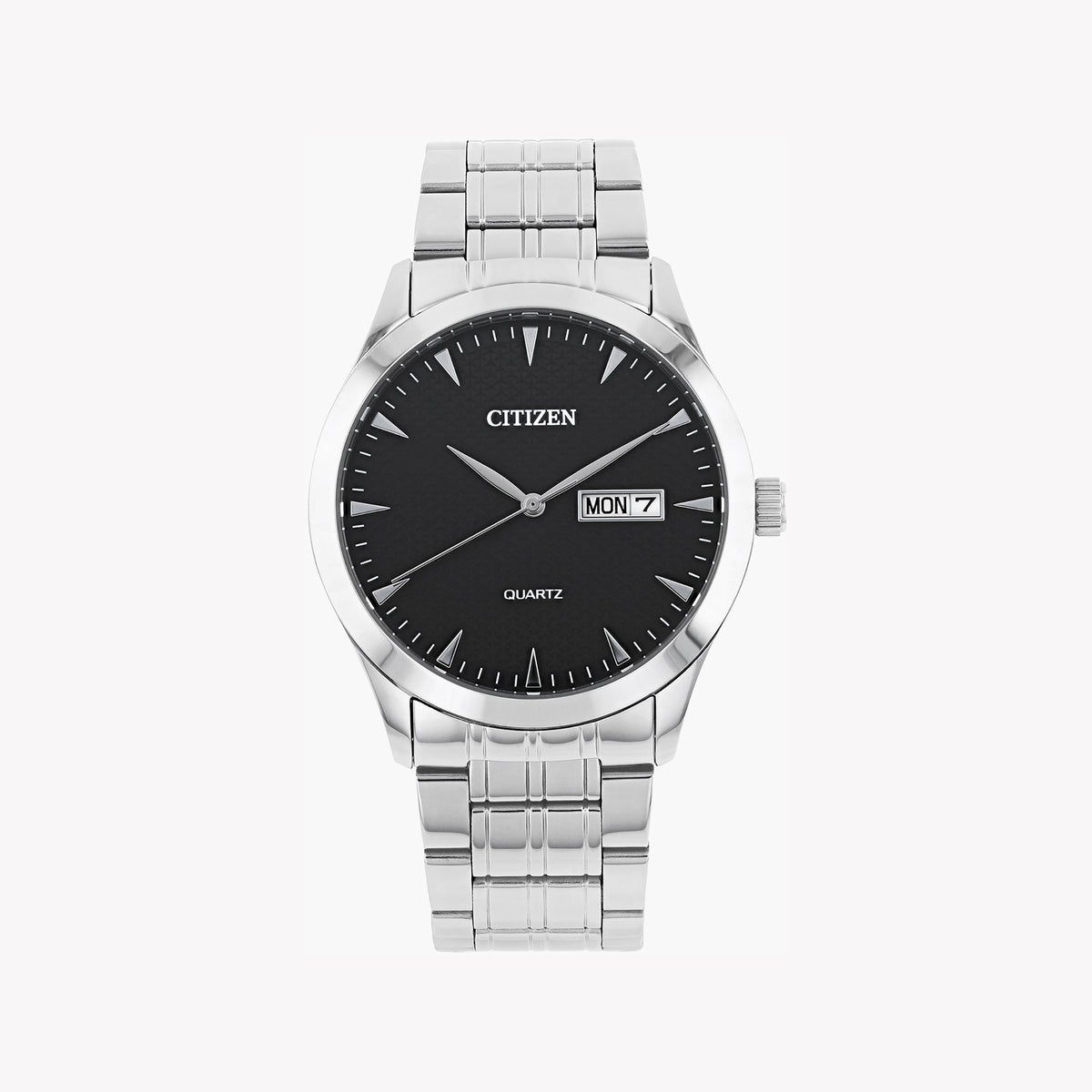 CITIZEN DZ5010-54E BOLD PRECISION - MEN'S STAINLESS STEEL TIMEPIECE WITH QUARTZ MOVEMENT
