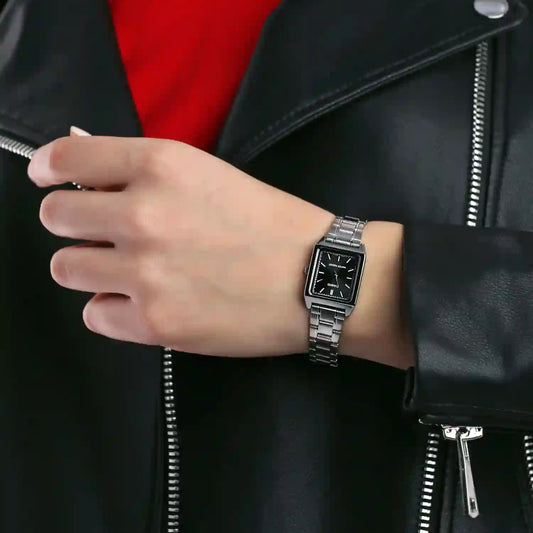 CASIO LTP-V007D-1EUDF STYLISH SPORTY WOMEN'S WATCH - DURABLE SILVER STAINLESS STEEL-i-Watch-2