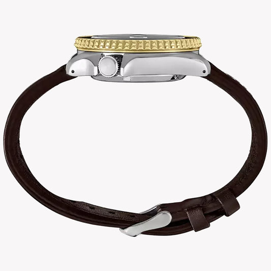 SEIKO SSK036K1 Men's Automatic Watch Black Dial Leather Band-i-Watch-2