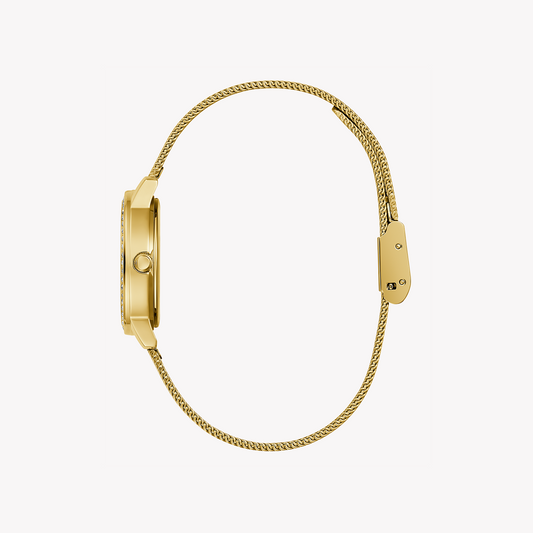 GUESS GW0534L2 ELEGANT TIMEPIECE - CHIC GOLD MESH WOMEN'S WATCH WITH WHITE DIAL-i-Watch-2