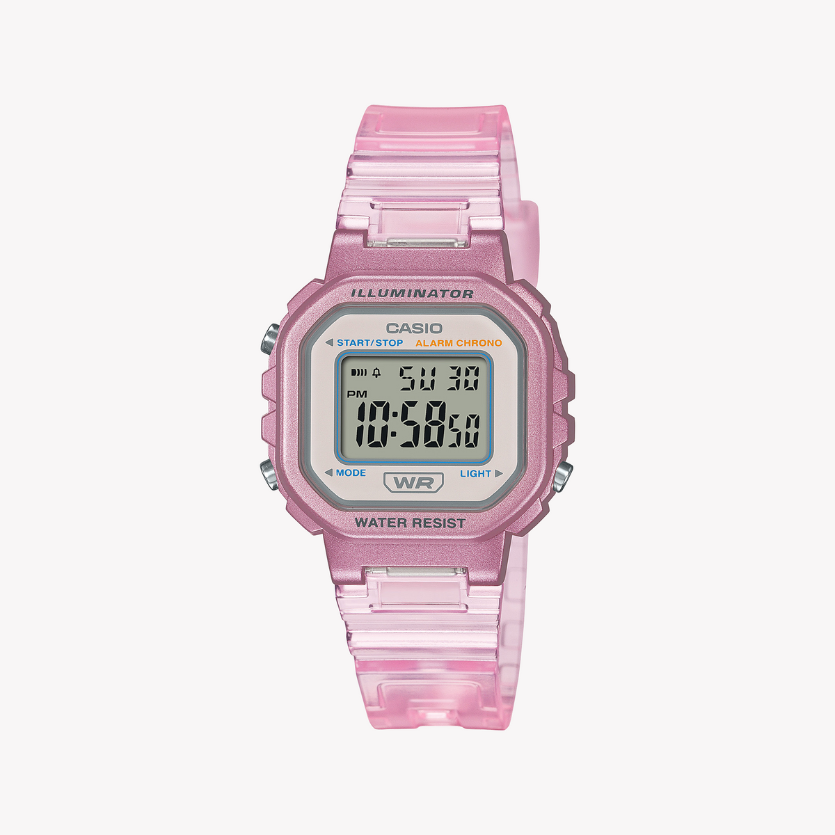 CASIO LA-20WHS-4ADF PINK SPLASH - SPORTY ELEGANCE IN A LIGHTWEIGHT WOMEN'S WATCH