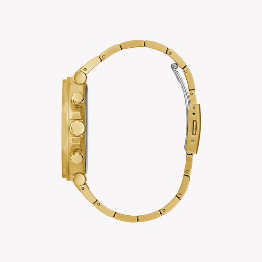 GUESS GW0539G2 BOLD GOLD ELEGANCE - Men's Stainless Steel Watch with Striking Black Dial-i-Watch-2