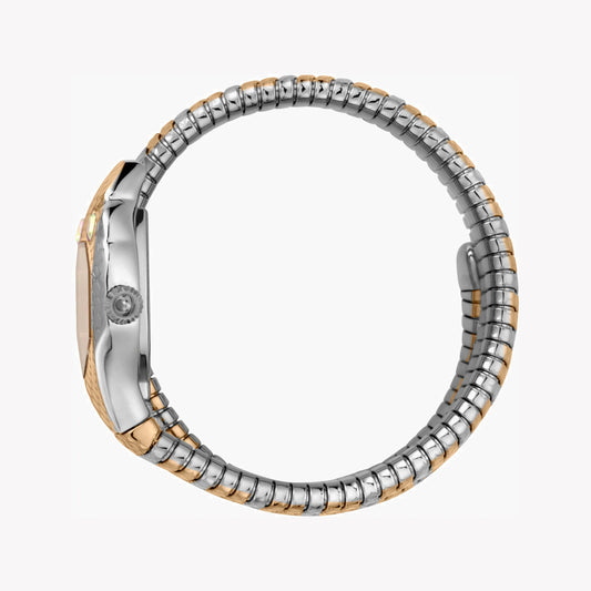 JUST CAVALLI Women's Watch with Silver Stainless Steel Case and Silver & Rose Gold Stainless Steel Band-i-Watch-2