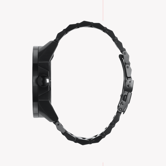 NIXON A346-001 BLACK STAINLESS STEEL - STRIKING STYLE FOR THE MODERN MAN-i-Watch-2