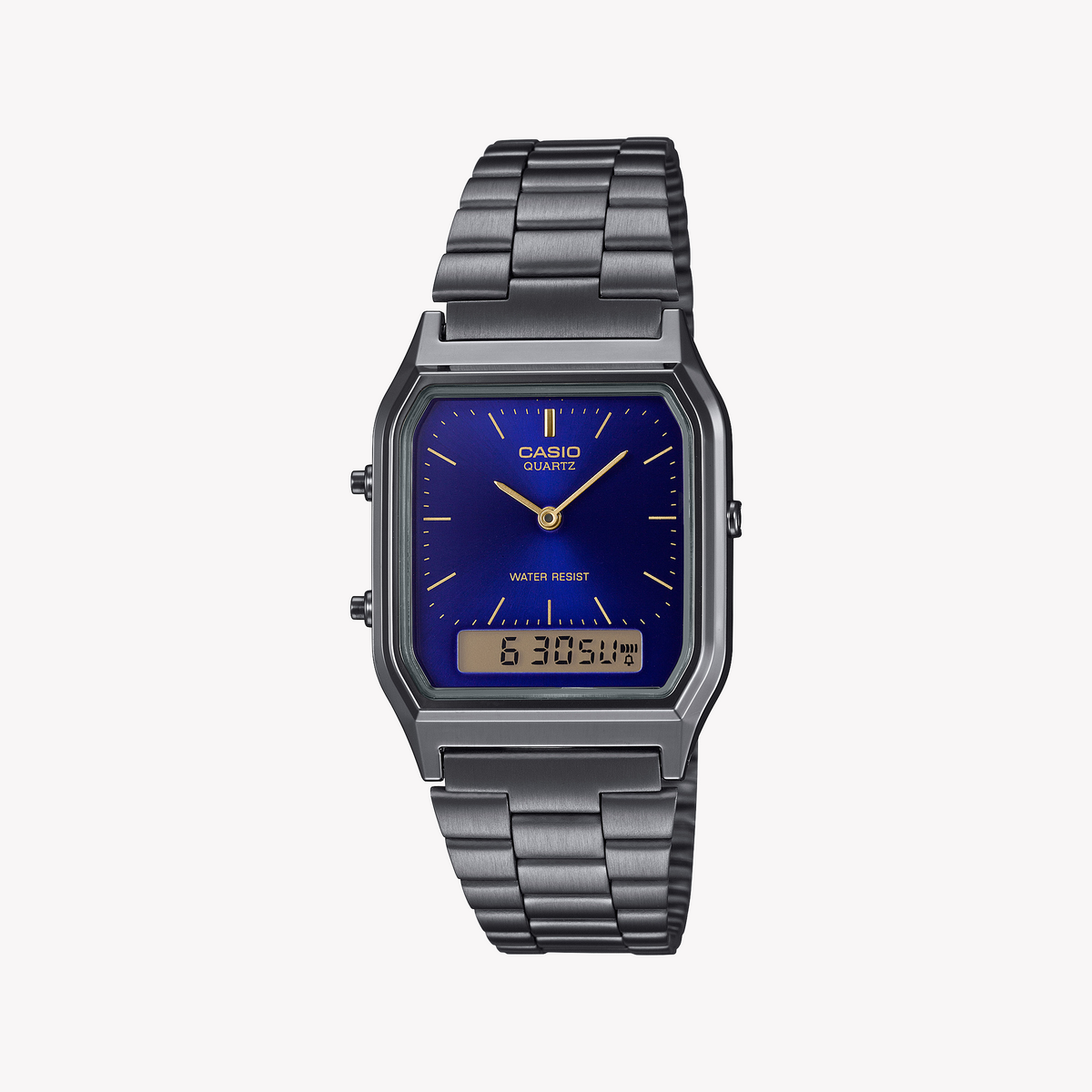 CASIO AQ-230EGG-2AEF VIBRANT ELEGANCE - STYLISH WOMEN'S WATCH WITH GRAY & BLUE DESIGN